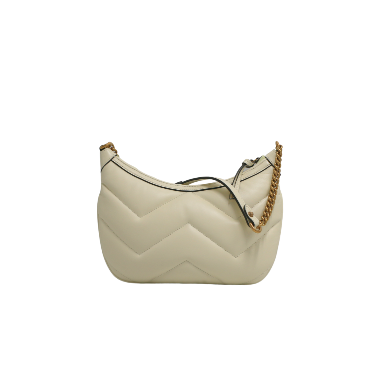 Gucci Small GG Marmont Bag White 777263