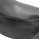 Prada Demi-Lune Large Leather Shoulder Bag Black