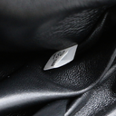 Prada Demi-Lune Large Leather Shoulder Bag Black