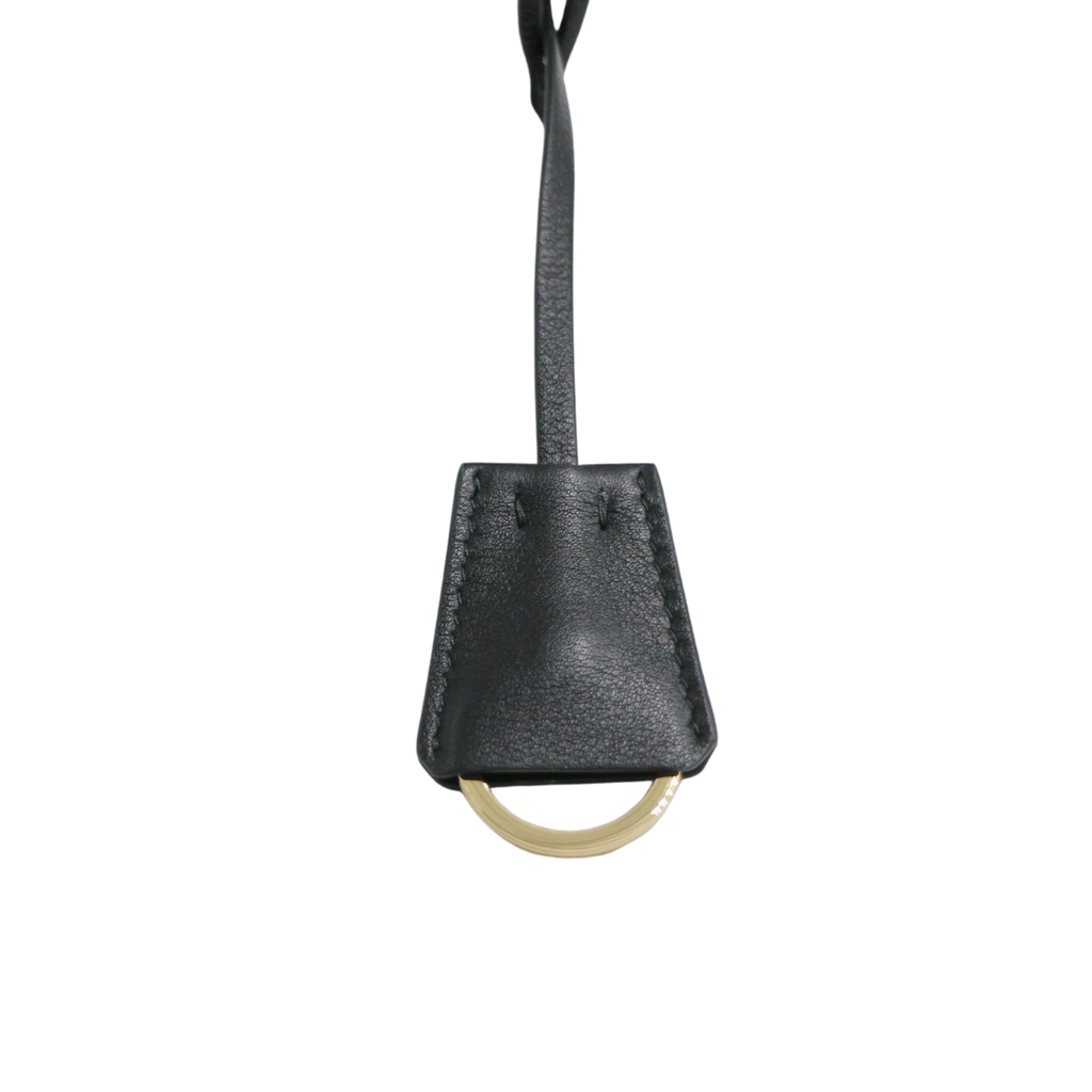 Prada Demi-Lune Large Leather Shoulder Bag Black