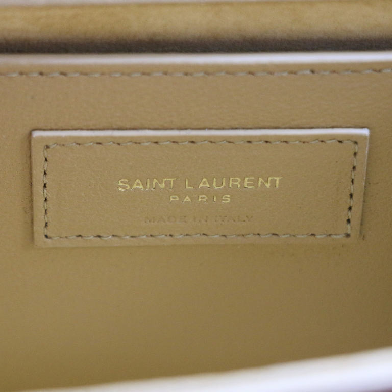 Yves Saint Laurent Kate Metallic Leather Gold Small