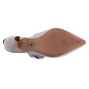 Christian Dior J'Adior Slingback Pump White Technical Fabric In Size 39