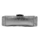 Gucci GG Marmont Small Shoulder Bag Matelassé Silver 443497