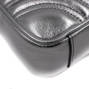 Gucci GG Marmont Small Shoulder Bag Matelassé Silver 443497