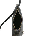 Gucci GG emblem Leather Shoulder bag Black 818157