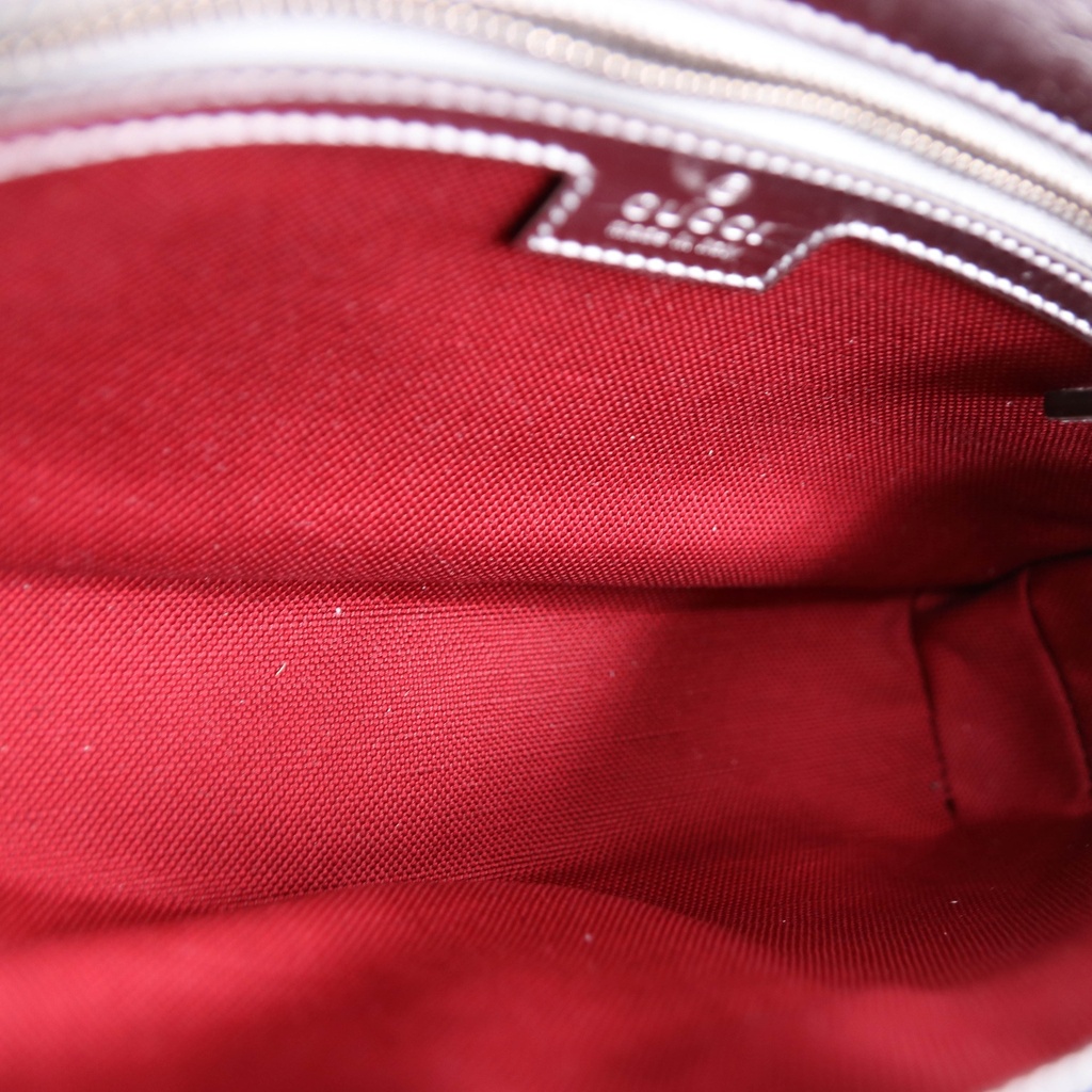 Gucci GG Marmont Small Shoulder Bag Matelassé Silver 443497