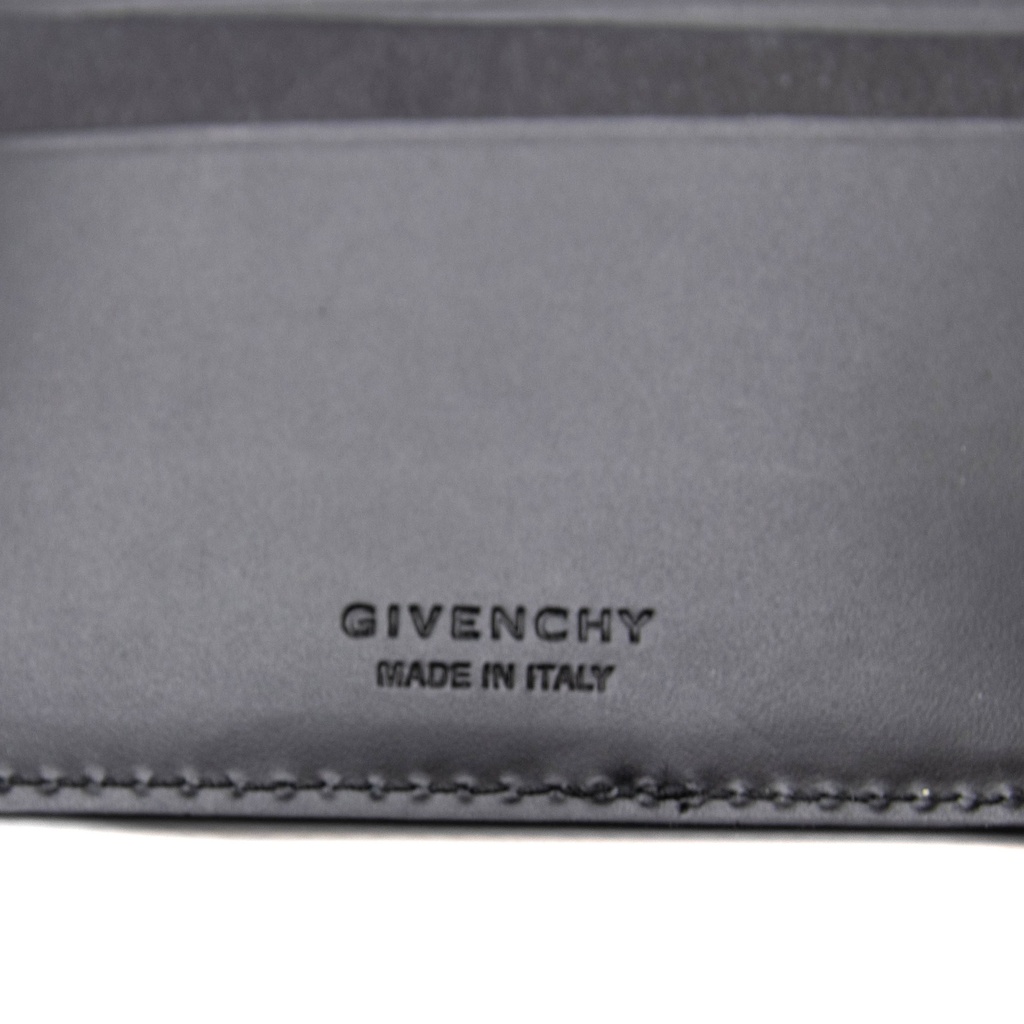 Givenchy - 3361 THREE STARS LOGO LEATHER WALLET