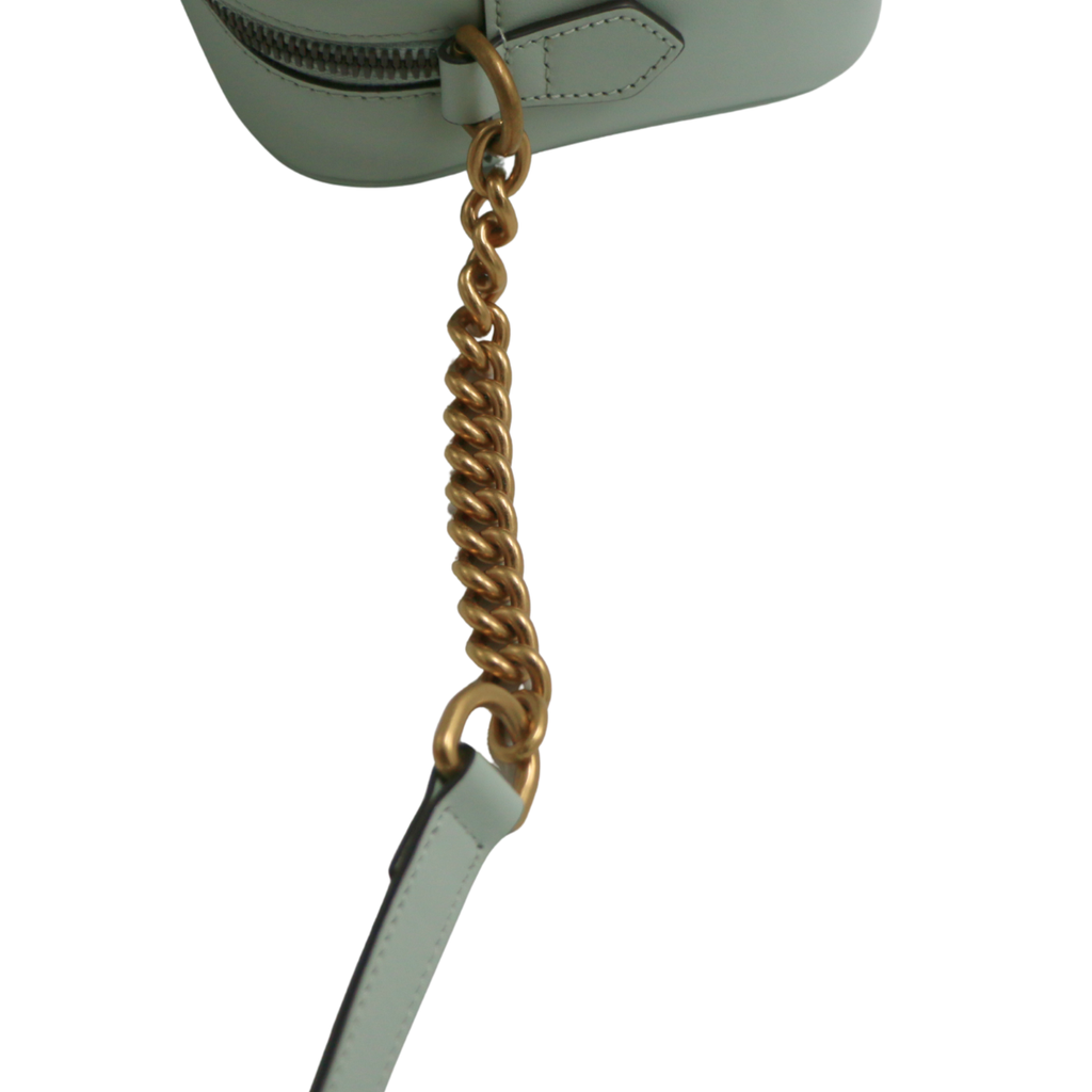 Gucci GG Marmont Small Pink Shoulder Bag Light Blue 447632