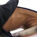 Christian Dior Dway Slide Blue Toile de Jouy Embroidered Cotton 38