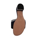 Christian Dior Dway Heeled Slide Blue and White In Size 38