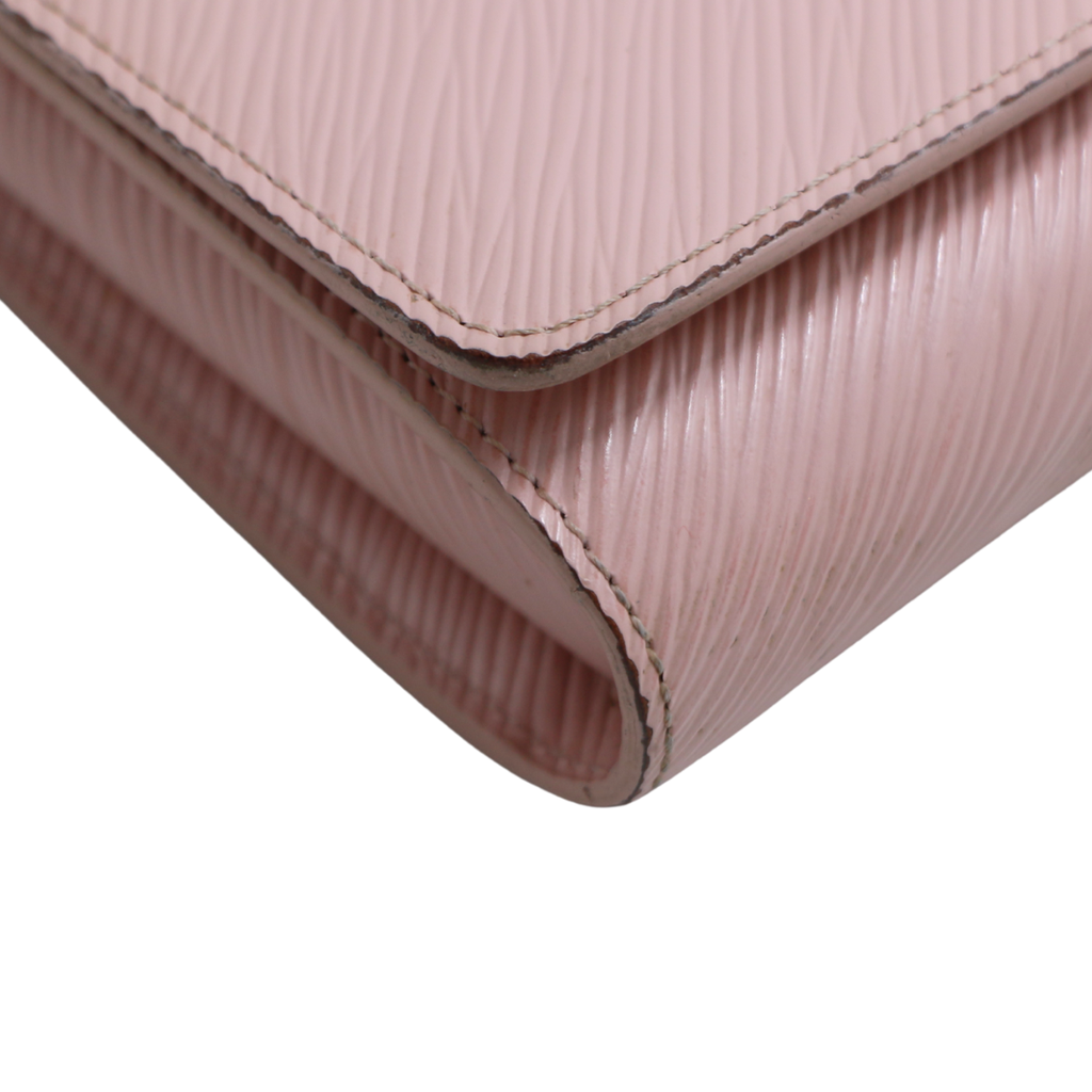 Louis Vuitton Epi Twist Wallet on Chain Pink