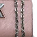 Louis Vuitton Epi Twist Wallet on Chain Pink