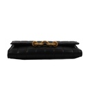 Yves Saint Laurent Le Maillon Quilted Leather Shoulder Bag Black