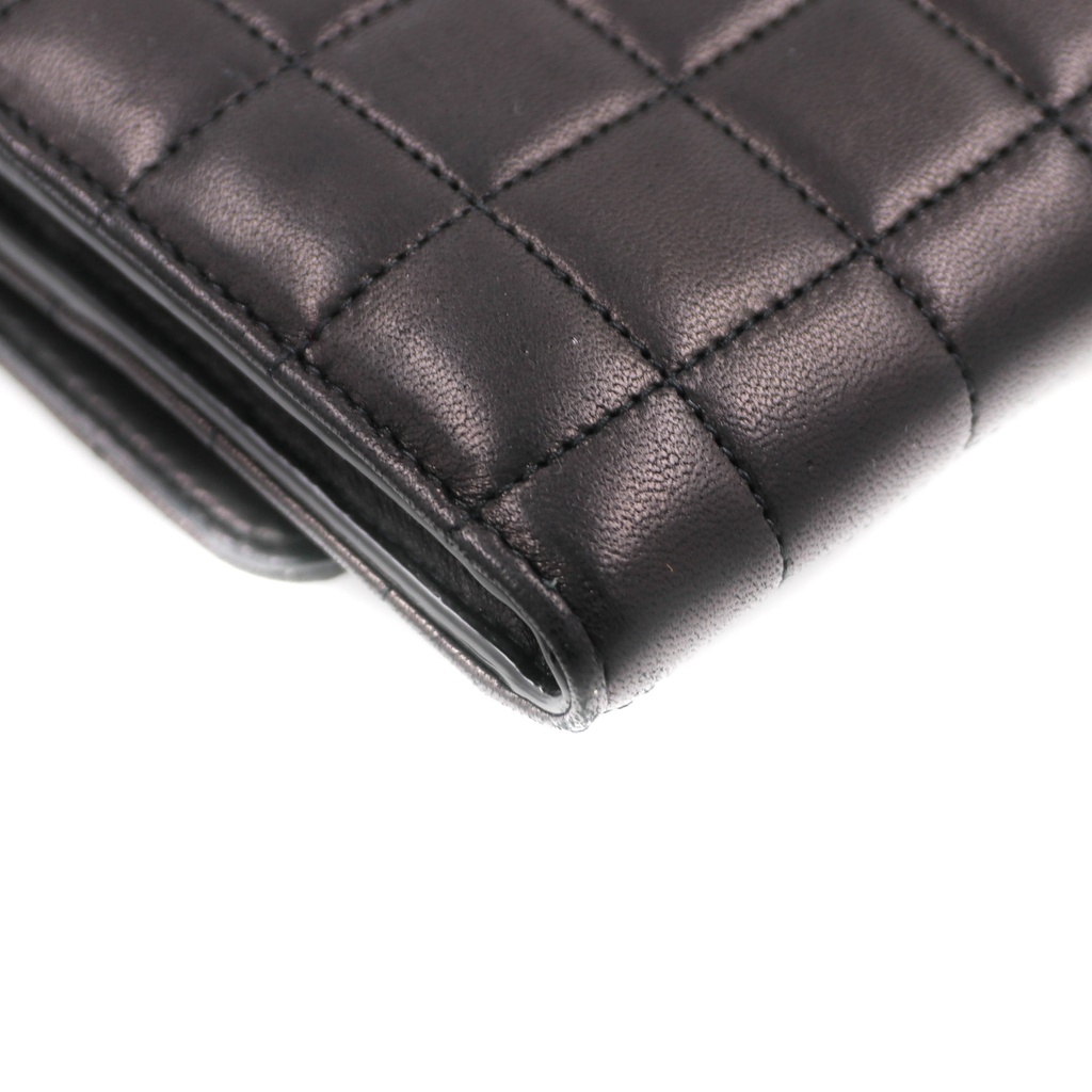 Yves Saint Laurent Le Maillon Quilted Leather Shoulder Bag Black