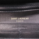 Yves Saint Laurent Le Maillon Quilted Leather Shoulder Bag Black