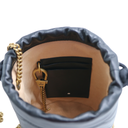 Gucci GG Marmont Leather Chain Shoulder Bag Black 575163