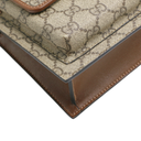 Gucci Belt Sling Leather GG Monogram Brown ‎746300