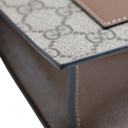 Gucci Belt Sling Leather GG Monogram Brown ‎746300