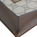 Gucci Belt Sling Leather GG Monogram Brown ‎746300