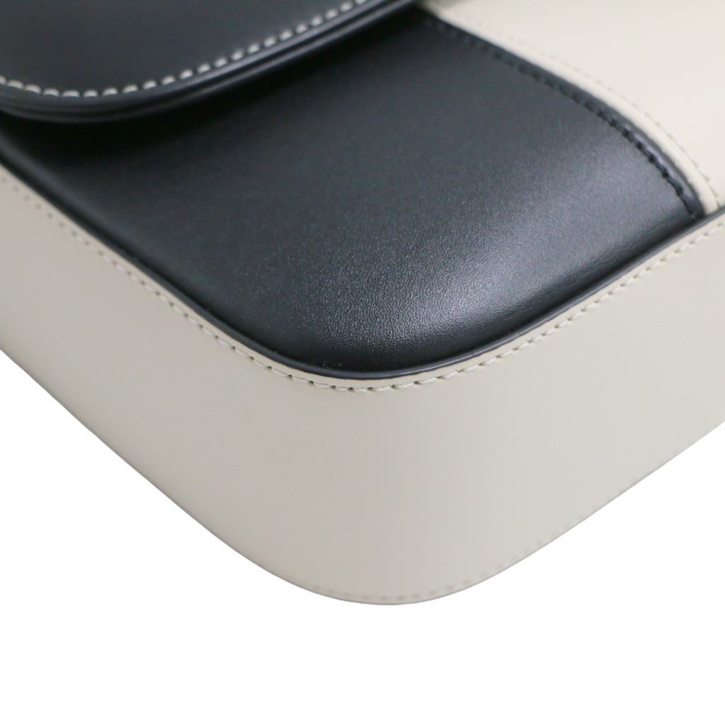 Gucci Petite GG Small Shoulder Bag Beige and Black 739721