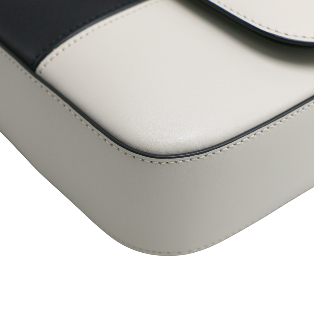 Gucci Petite GG Small Shoulder Bag Beige and Black 739721