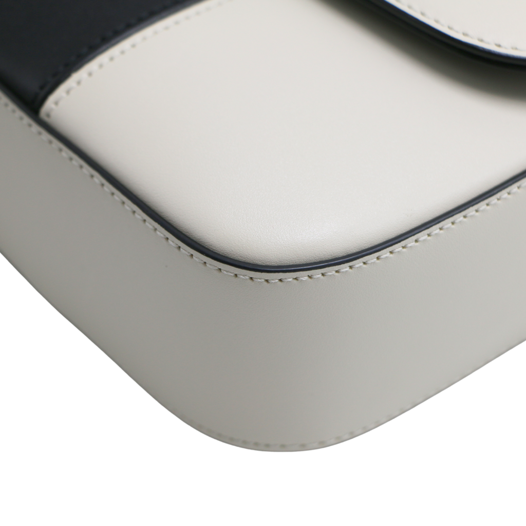 Gucci Petite GG Small Shoulder Bag Beige and Black 739721