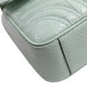 Gucci GG Marmont Small Shoulder Bag Python Light Blue 443497