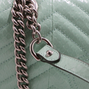 Gucci GG Marmont Small Shoulder Bag Python Light Blue 443497