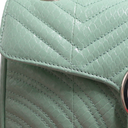 Gucci GG Marmont Small Shoulder Bag Python Light Blue 443497