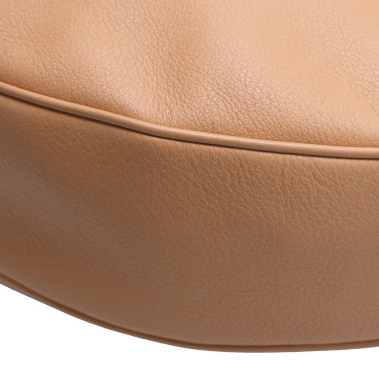 Prada Demi-Lune Large Leather Shoulder Bag Brown