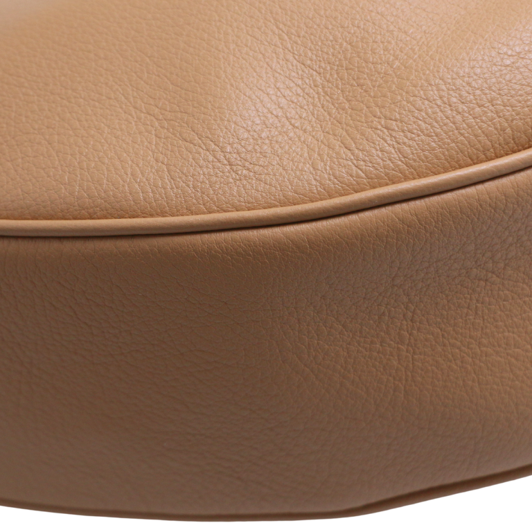 Prada Demi-Lune Large Leather Shoulder Bag Brown