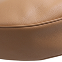 Prada Demi-Lune Large Leather Shoulder Bag Brown