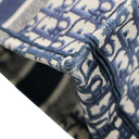 Christian Dior Oblique Medium Book Tote Blue Multicolor