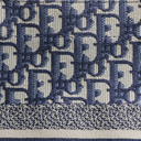 Christian Dior Oblique Medium Book Tote Blue Multicolor