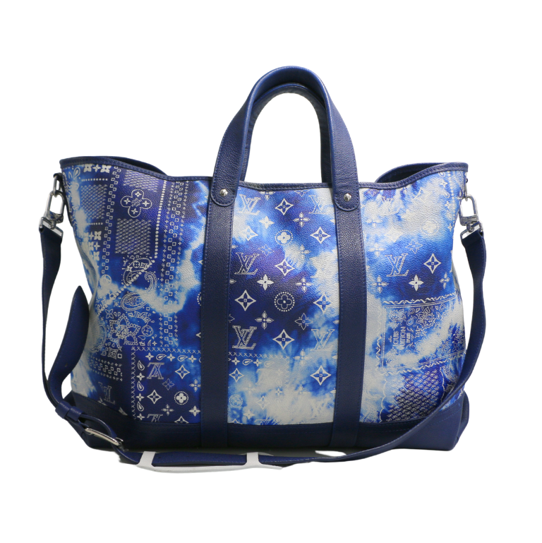 Louis Vuitton Trolley Tote Bag Blue