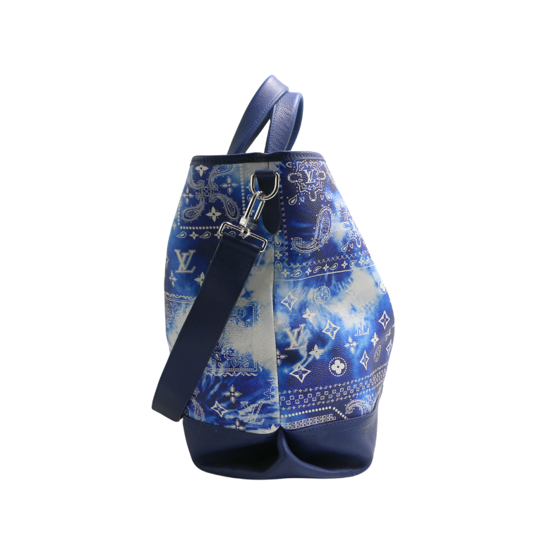 Louis Vuitton Trolley Tote Bag Blue