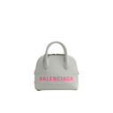 Balenciaga XXS Ville Leather Top Handle Bag White