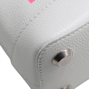 Balenciaga XXS Ville Leather Top Handle Bag White