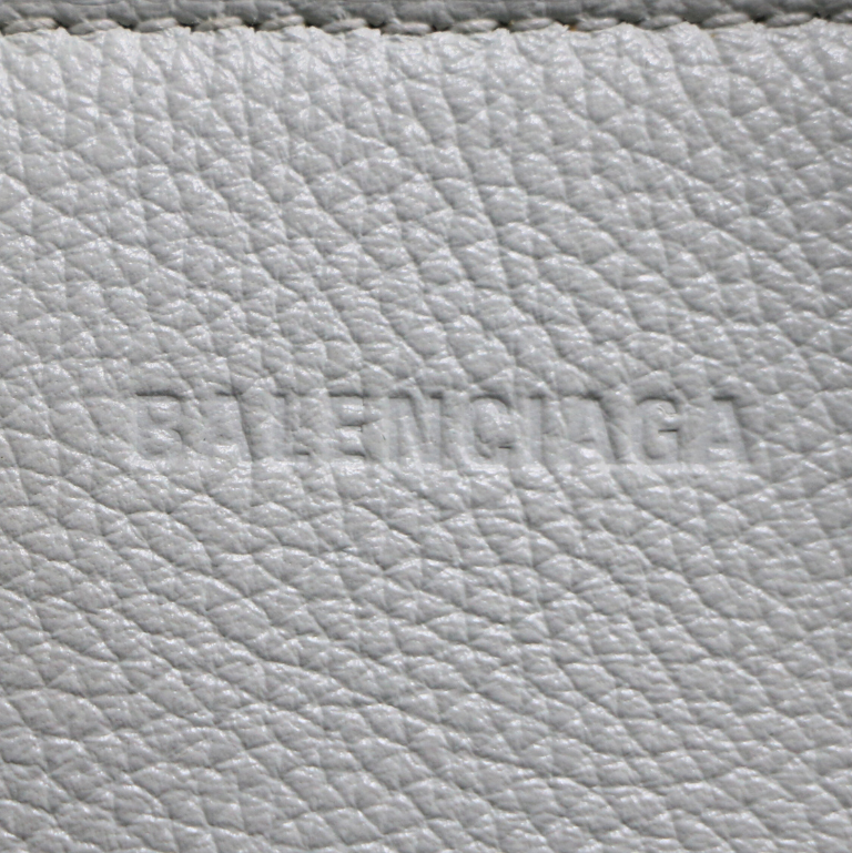 Balenciaga XXS Ville Leather Top Handle Bag White