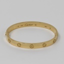 Cartier Love Bracelet 750YG 16 old opening/closing HR6397 No Year