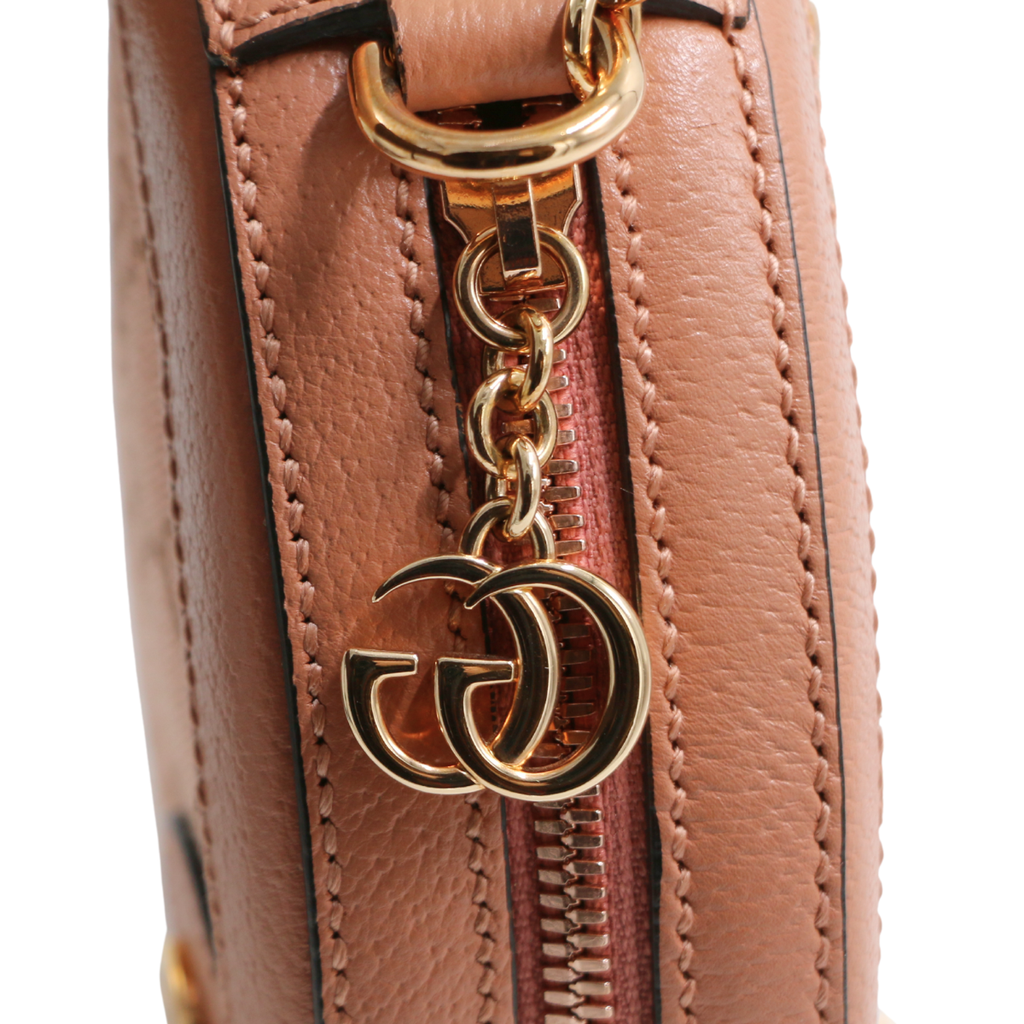 Gucci Webbing GG Mini Round Shoulder Bag Ophidia 550618