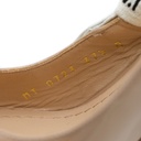 Christian Dior J'Adior Slingback Pump Beige Patent Calfskin In Size 37 1/2
