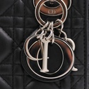 Christian Dior Mini Lady Dior bag In Black Cannage Lambskin Leather