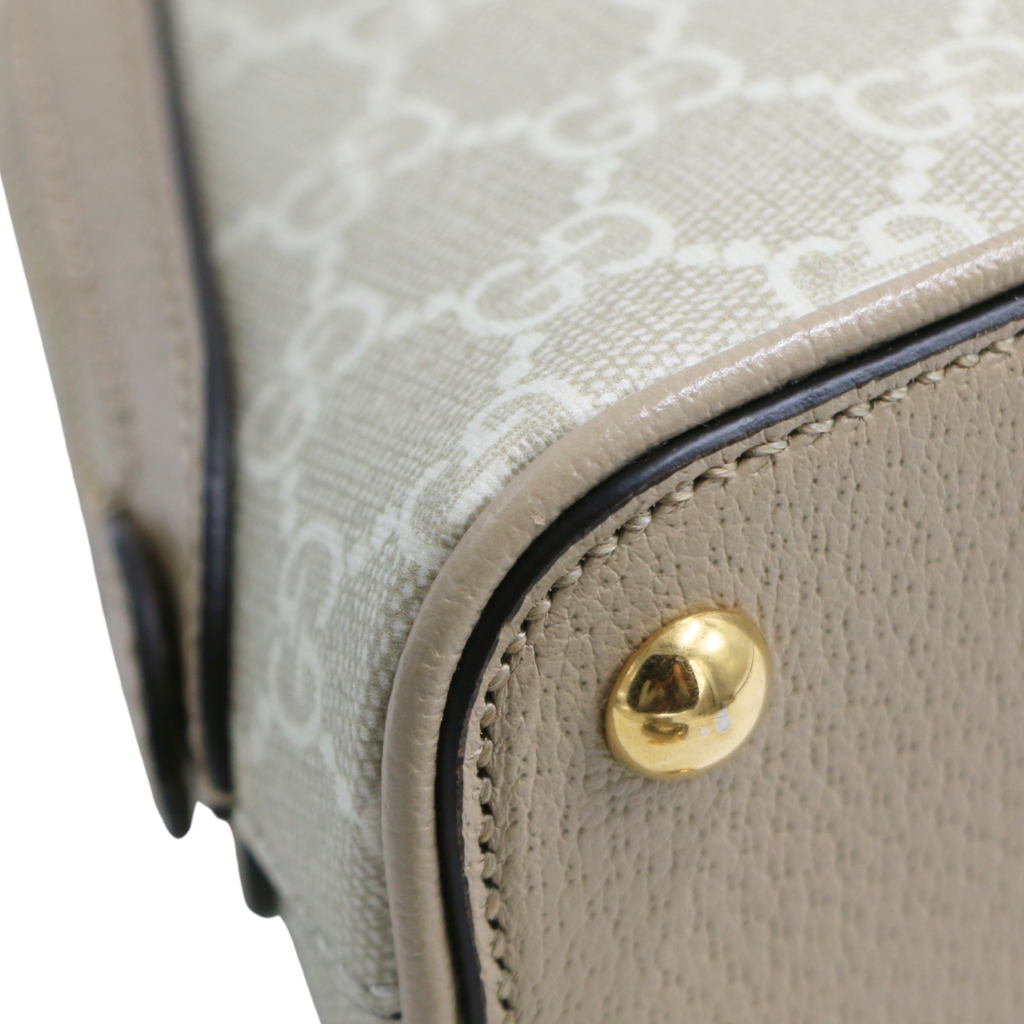Gucci Supreme Beige Handbag With Monogram 795249