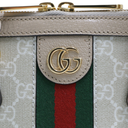 Gucci Supreme Beige Handbag With Monogram 795249