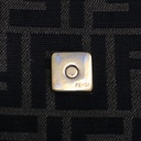 Fendi Baguette Brown FF Jacquard Fabric With Gold Hardware