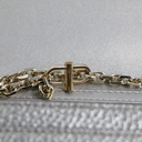 Christian Dior Silver Cannage Quilted Lambskin