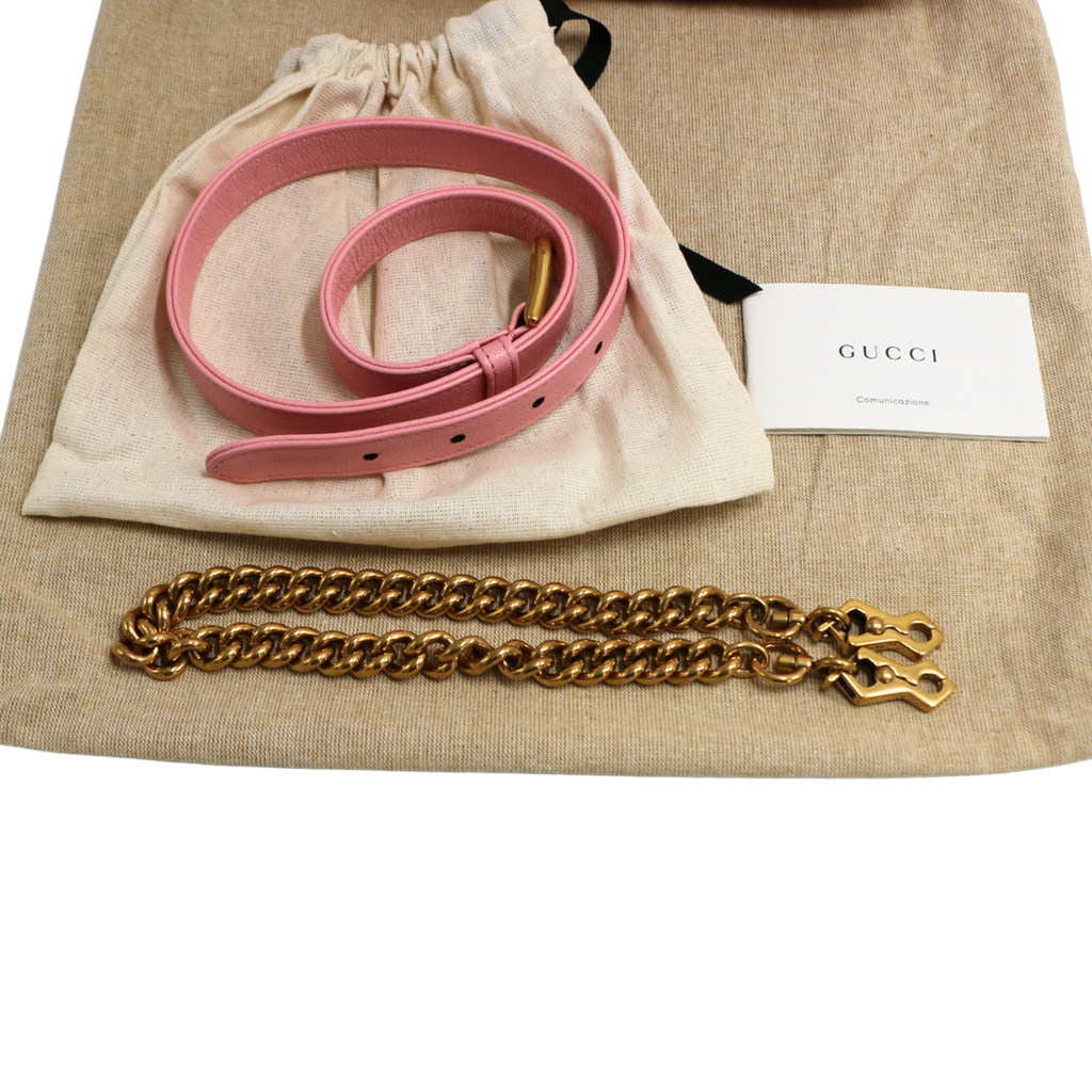 Gucci Aphrodite Small Pink Shoulder Bag 731817