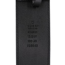 Gucci GG Logo Leather Belt Black 406831 Size 100 40