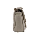 Gucci GG Wool Marmont Small Shoulder Bag Matelassé White 443497